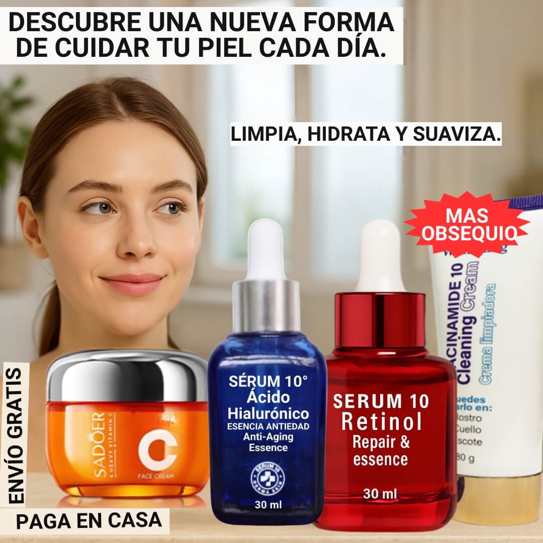 ¿HARTA DE MANCHAS, ARRUGAS O ACNÉ? ® LLEGÓ LA SOLUCIÓN. + OBSEQUIO.