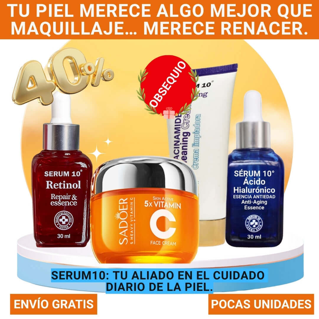 ¿HARTA DE MANCHAS, ARRUGAS O ACNÉ? ® LLEGÓ LA SOLUCIÓN. + OBSEQUIO.