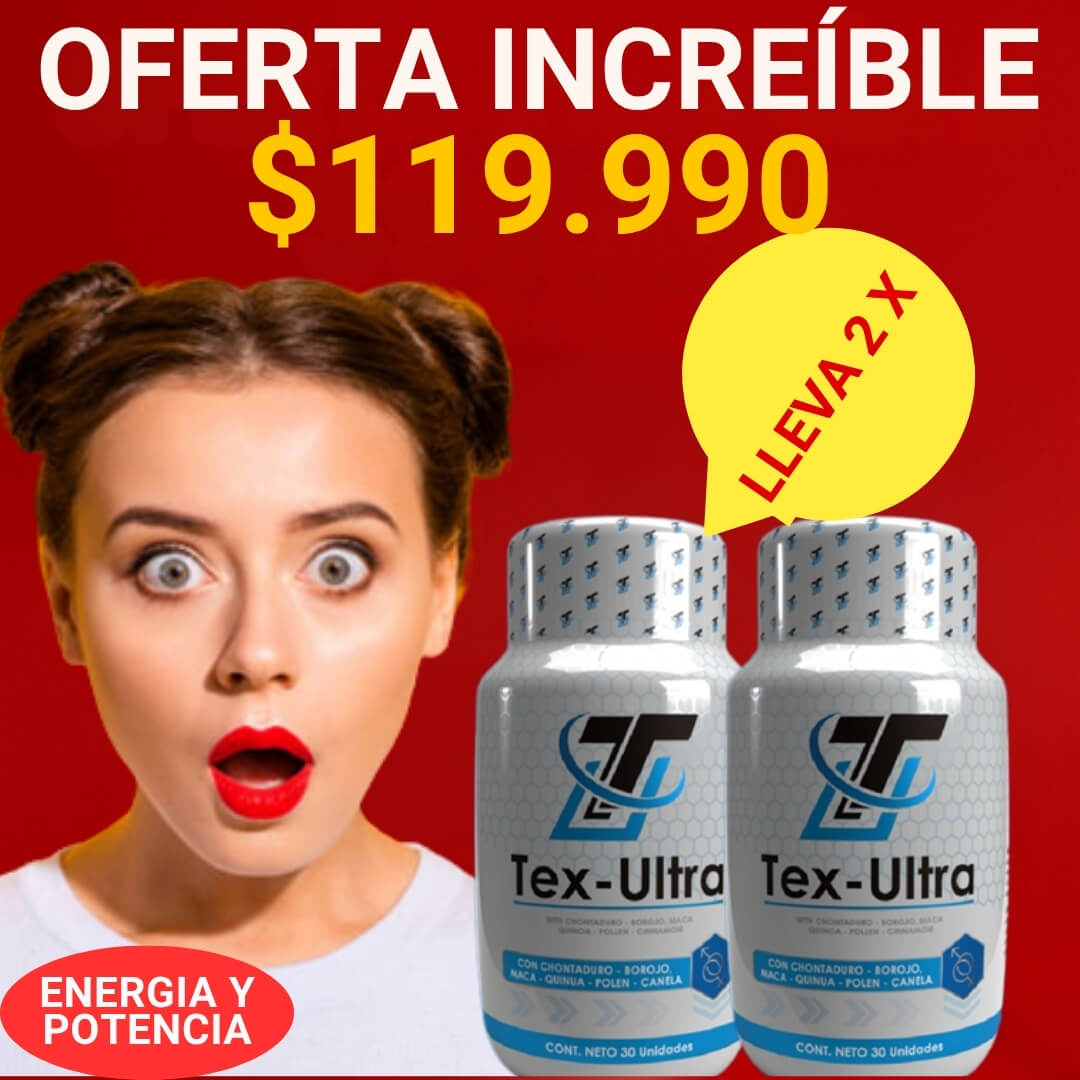 TEX-ULTRA®. SE UN TORO EN LA CAMA Y EN EL GYM + POTENCIA + ENERGIA.