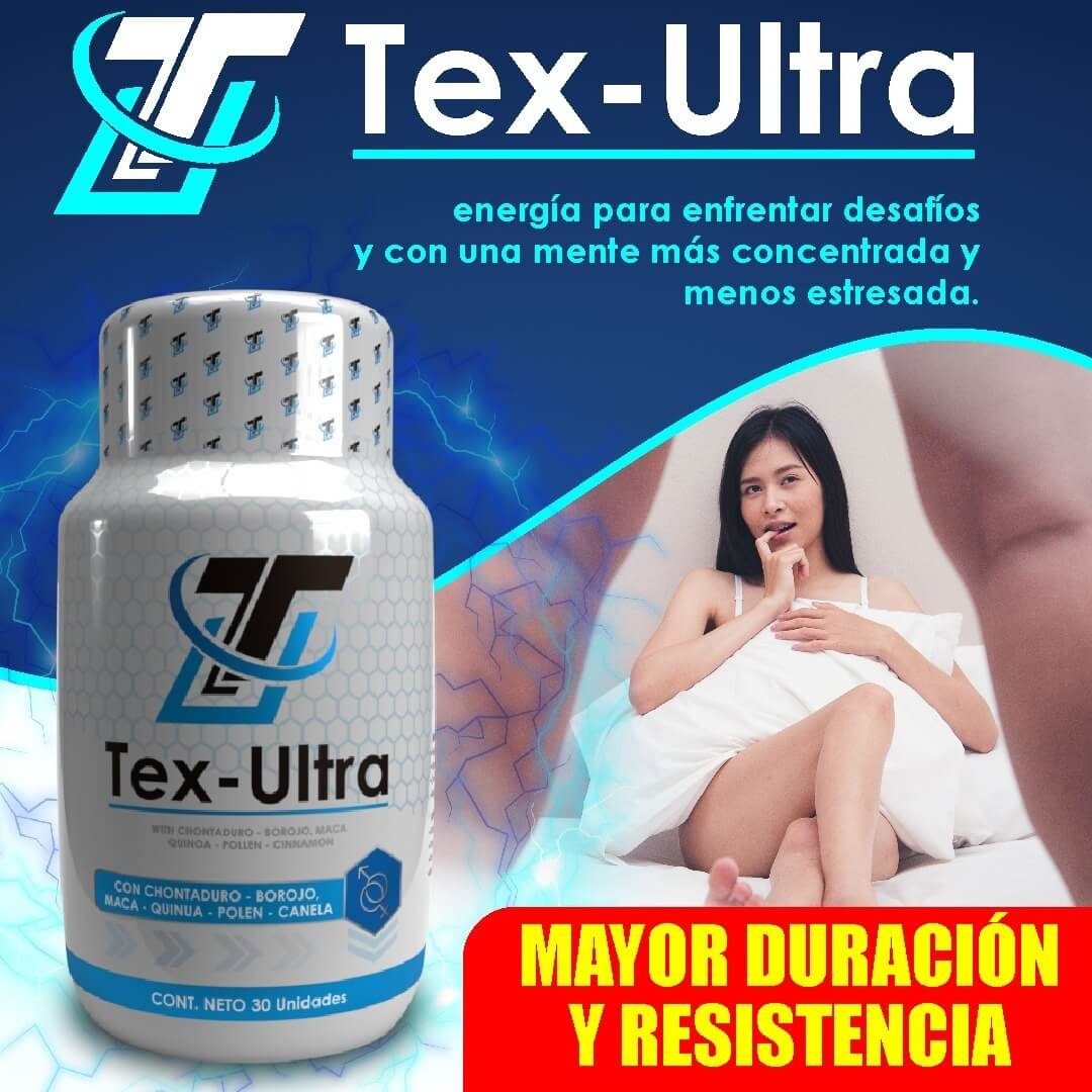 TEX-ULTRA®. SE UN TORO EN LA CAMA Y EN EL GYM + POTENCIA + ENERGIA.