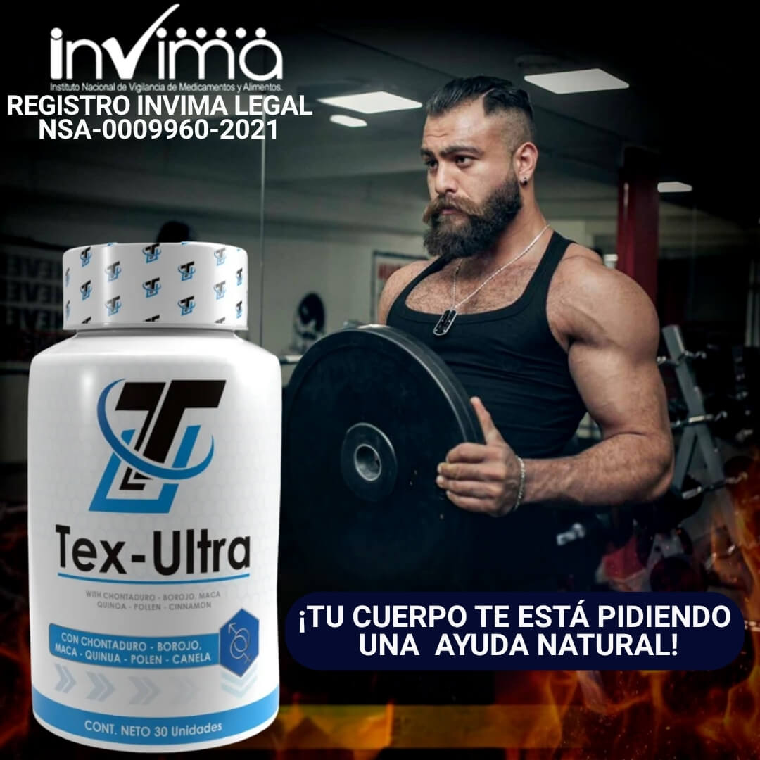 TEX-ULTRA®. SE UN TORO EN LA CAMA Y EN EL GYM + POTENCIA + ENERGIA.