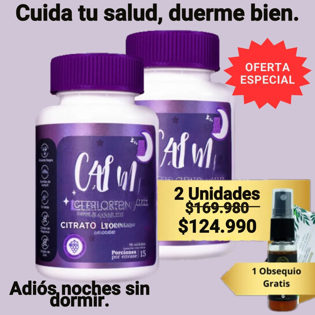 C4LM®️ GOMITAS PARA DOMIR MEJOR, TU SALUD ES PRIMERO.❤️🩹