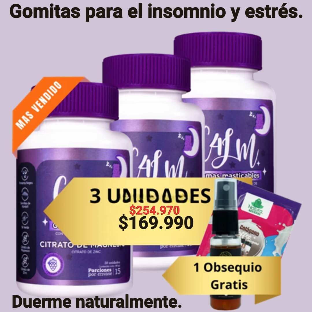 C4LM®️ GOMITAS PARA DOMIR MEJOR, TU SALUD ES PRIMERO.❤️🩹