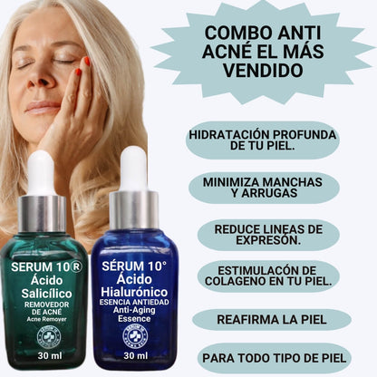 SERUM10® COMBO ANTI ACNÉ + OBSEQUIO.