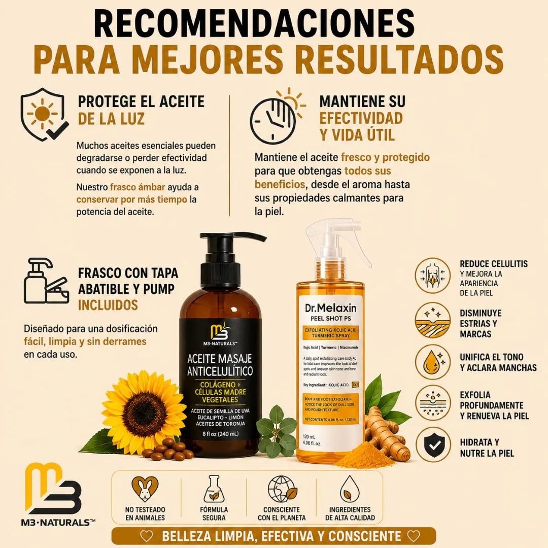 DILE CHAO A LAS IMPUREZAS, CELULÍTIS, ESTRÍAS Y RECUPERA TU PIEL HOY.