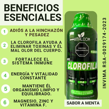 LIPOSOMAL NAD+ RESVERATROL Y CLOROFILA LIQUIDA.