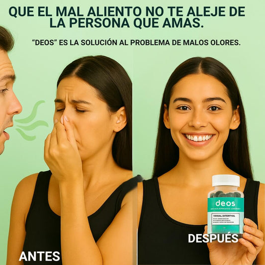 DEOS®️: ELIMINA EL MAL OLOR EN AXILAS, PIES, ALIENTO Y ZONA INTIMA. + COLÁGENO HIDROLIZADO GRATIS.