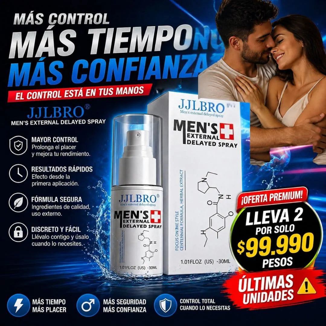 SPRAY JJLBRO, APOYO IDEAL EN LA INTIMIDAD 30ml.
