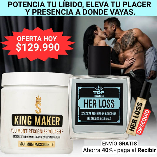 KING MARKER Y HER LOSS® + OBSEQUIO. POTENCIA Y FRESCURA TODO EL DIA.