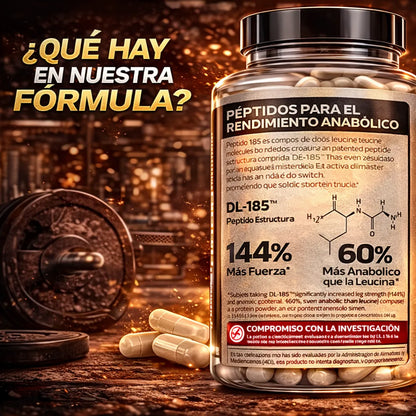 "FORMULA DE SOPORTE MUSCULAR, ENERGIA, FUERZA Y BIENESTAR"