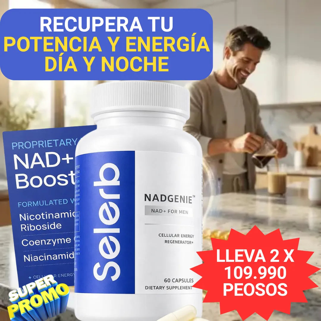 NAD+ SELERB BOOSTER®| APOYA TU VITALIDAD DIA Y NOCHE.