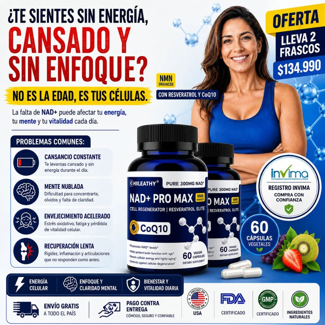 NO ES LA EDAD, ES CÓMO CUIDAS TU ENERGÍA CELULAR.