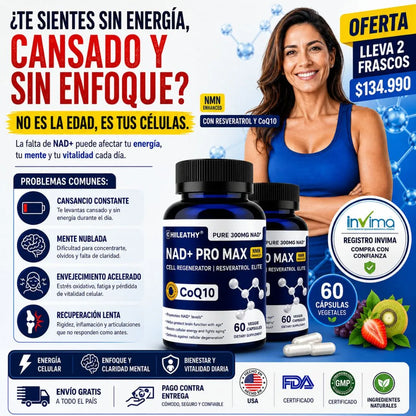 NO ES LA EDAD, ES CÓMO CUIDAS TU ENERGÍA CELULAR.