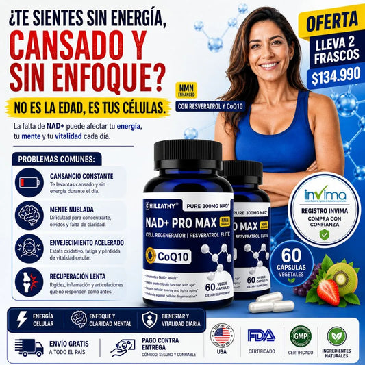 NO ES LA EDAD, ES CÓMO CUIDAS TU ENERGÍA CELULAR.