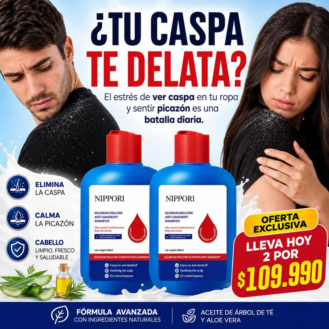 MENOS CASPA, MENOS PICAZÓN. ¡RECUPERA TU CONFIANZA YA!
