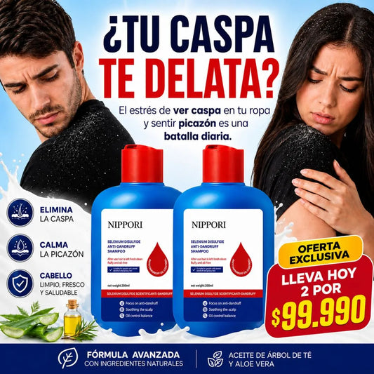 MENOS CASPA, MENOS PICAZÓN. ¡RECUPERA TU CONFIANZA YA!