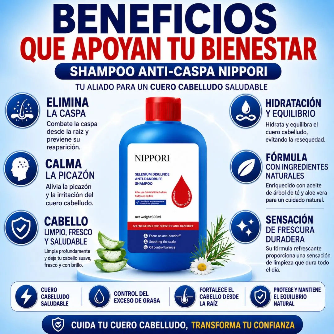 MENOS CASPA, MENOS PICAZÓN. ¡RECUPERA TU CONFIANZA YA!
