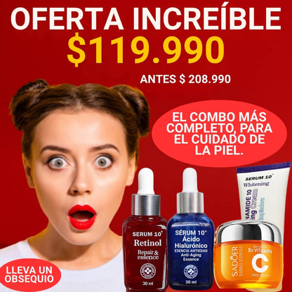 ¿HARTA DE MANCHAS, ARRUGAS O ACNÉ? ® LLEGÓ LA SOLUCIÓN. + OBSEQUIO.