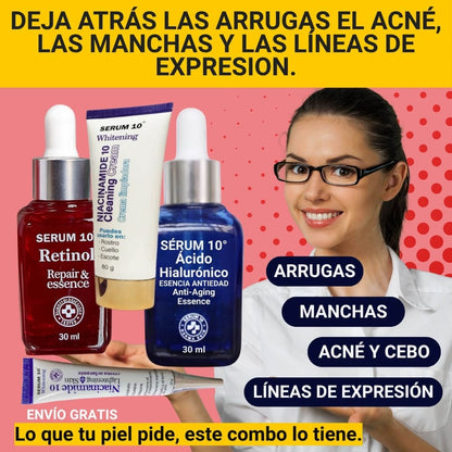 ¿HARTA DE MANCHAS, ARRUGAS O ACNÉ? ® LLEGÓ LA SOLUCIÓN. + OBSEQUIO.