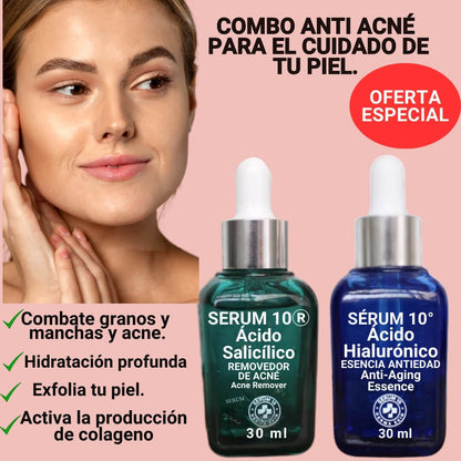 SERUM10® COMBO ANTI ACNÉ + OBSEQUIO.