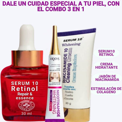 COMBO SERUM 10®️EL MEJOR REGALO DE NAVIDAD,PARA CUIDAR TU PIEL 😍 50% DE DESCUENTO.