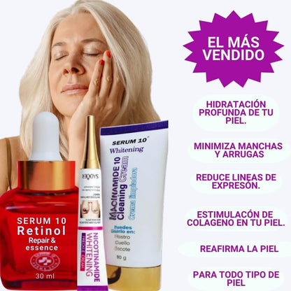 COMBO SERUM 10®️EL MEJOR REGALO DE NAVIDAD,PARA CUIDAR TU PIEL 😍 50% DE DESCUENTO.